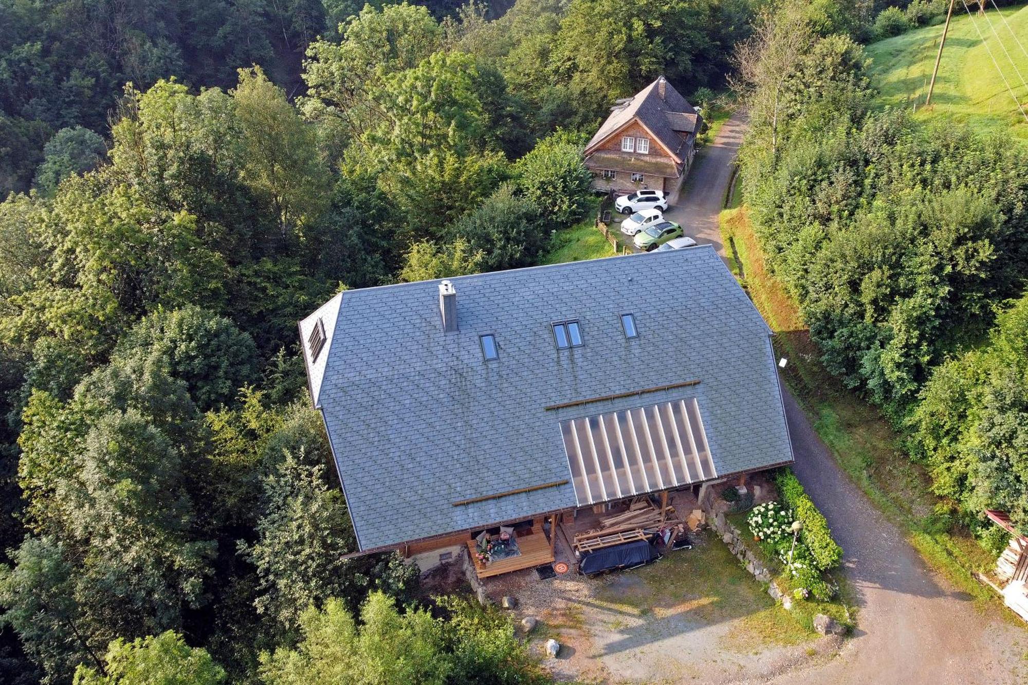 Ferienwohnung Im Loft-Style Mit Sauna Im Historischen Schwarzwaldhof Simonswald Exterior photo