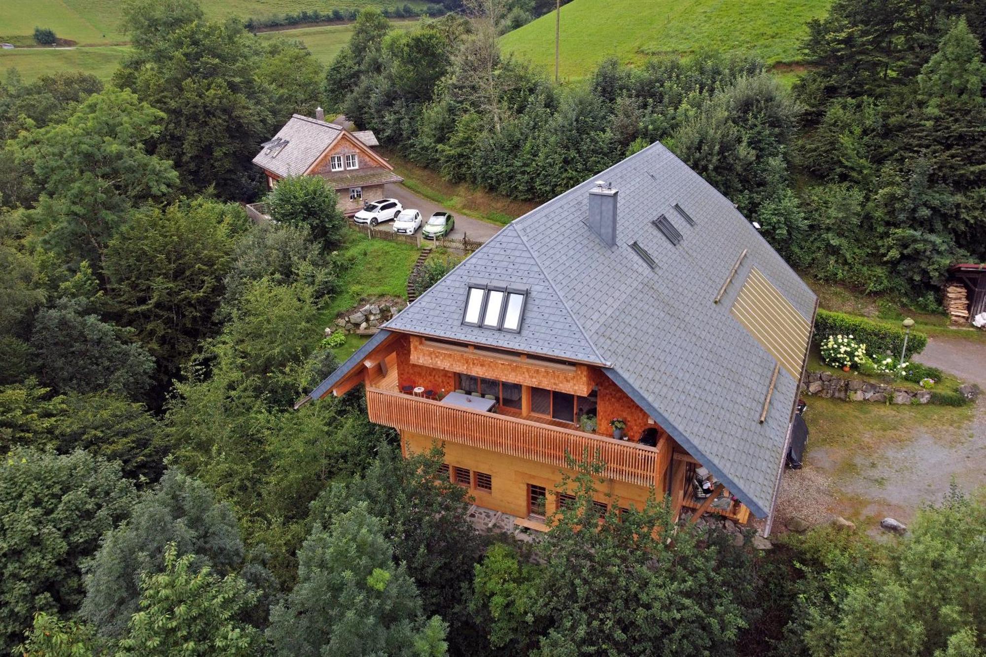 Ferienwohnung Im Loft-Style Mit Sauna Im Historischen Schwarzwaldhof Simonswald Exterior photo