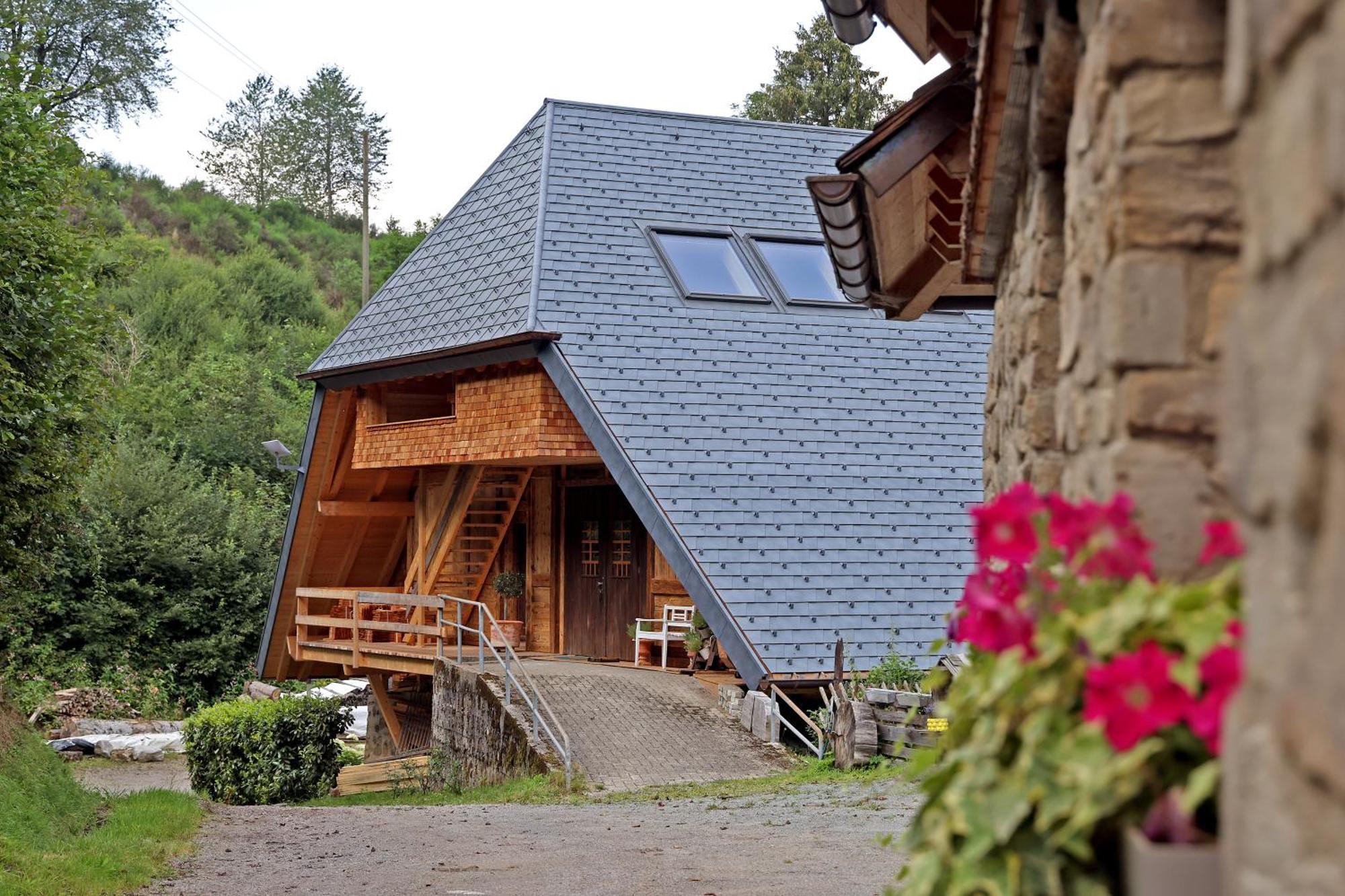 Ferienwohnung Im Loft-Style Mit Sauna Im Historischen Schwarzwaldhof Simonswald Exterior photo